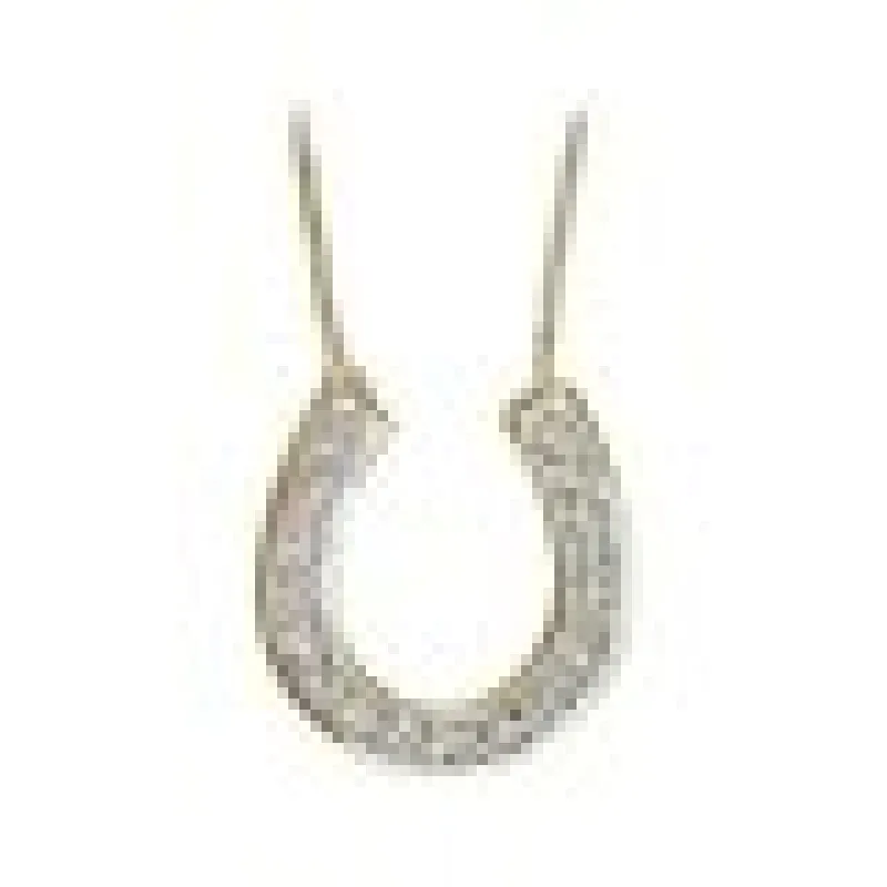 1/4 Carat TW Diamond Horseshoe Pendant in 14k Yellow Gold sold by Zulily