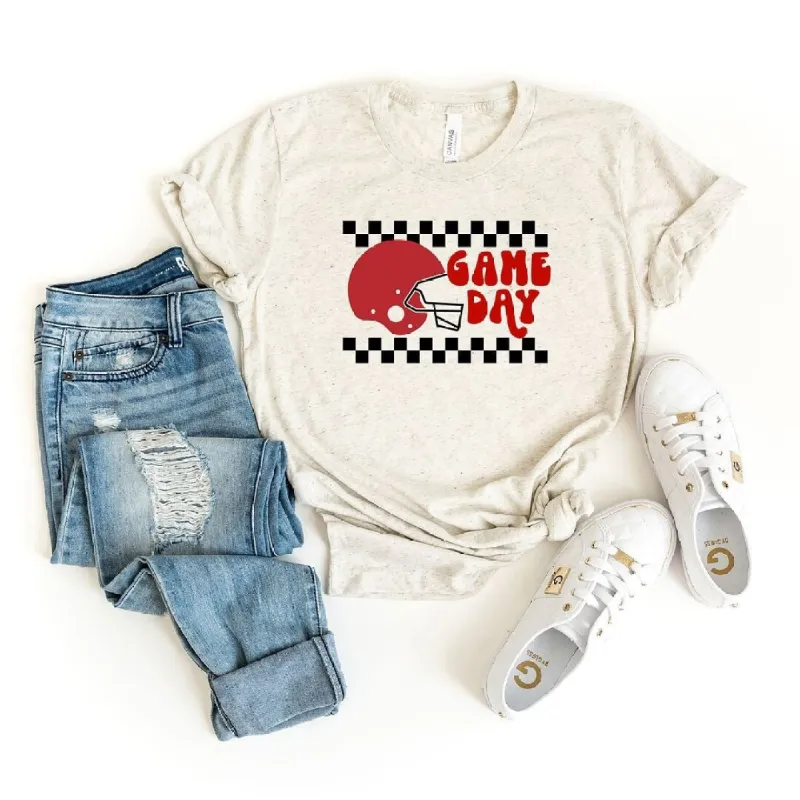 Checkered Game Day Short Sleeve Tee sold by Zulily