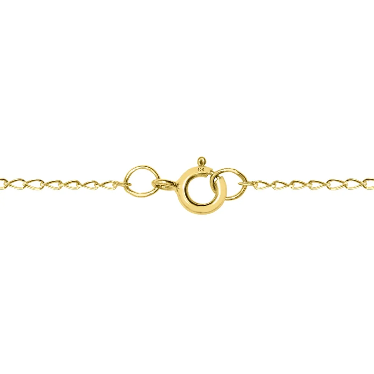 3/4 Carat TW Diamond Circle Pendant in 10K Yellow Gold sold by Zulily product image thumbnail 4