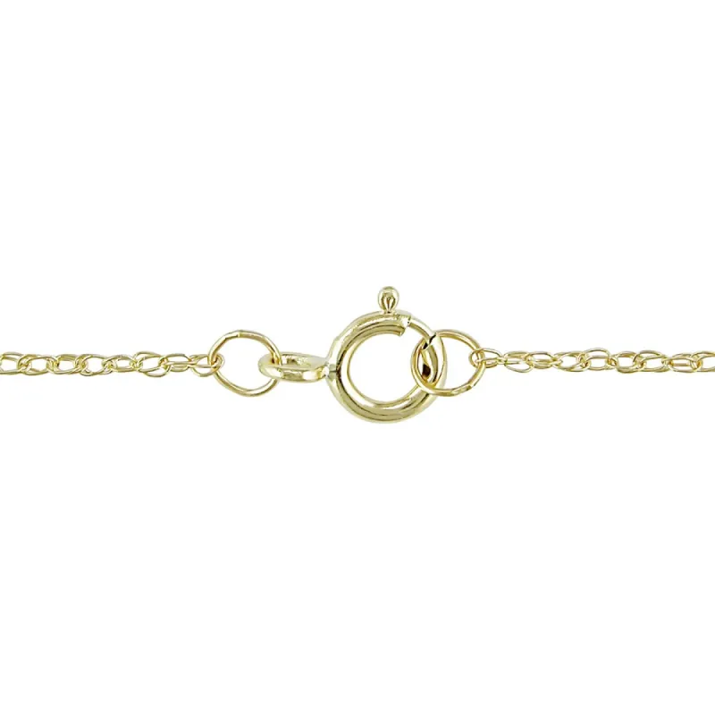 Miadora 14k Gold 1/3ct TDW Diamond Solitaire Necklace sold by Zulily