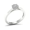 De Couer 10k Gold 1/2ct TDW Diamond Ring sold by Zulily
