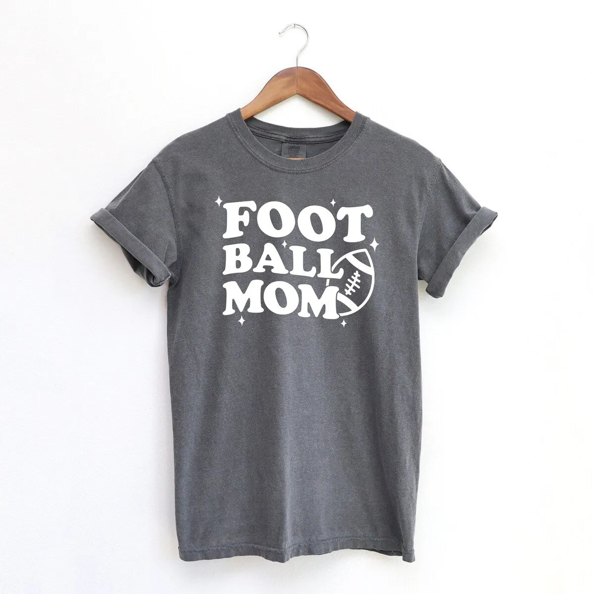 Football Mom Stars Garment Dyed Tee sold by Zulily product image thumbnail 2
