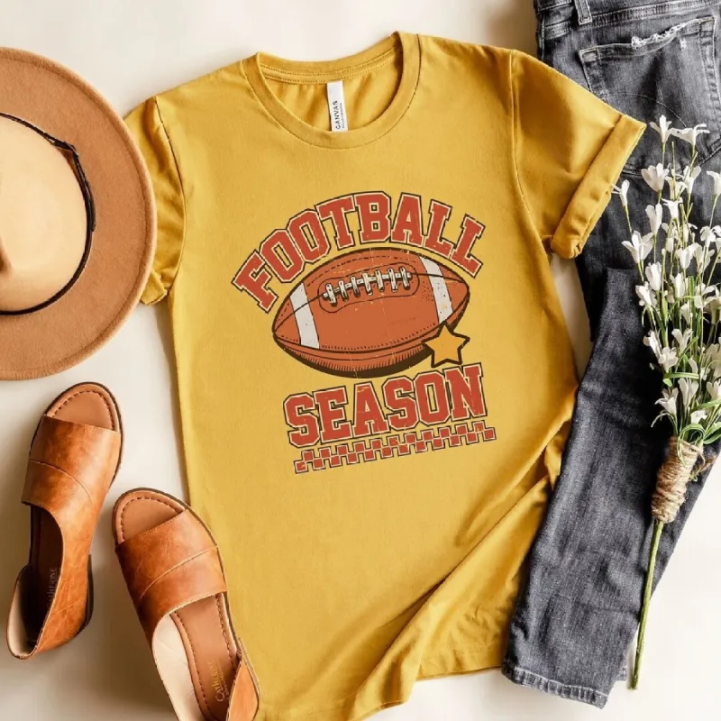 Football Season Star Short Sleeve Tee sold by Zulily