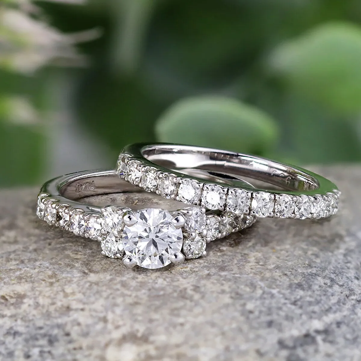 Auriya Classic 1 1/2ctw Round Diamond Engagement Ring Set 14k Gold sold by Zulily product image thumbnail 2