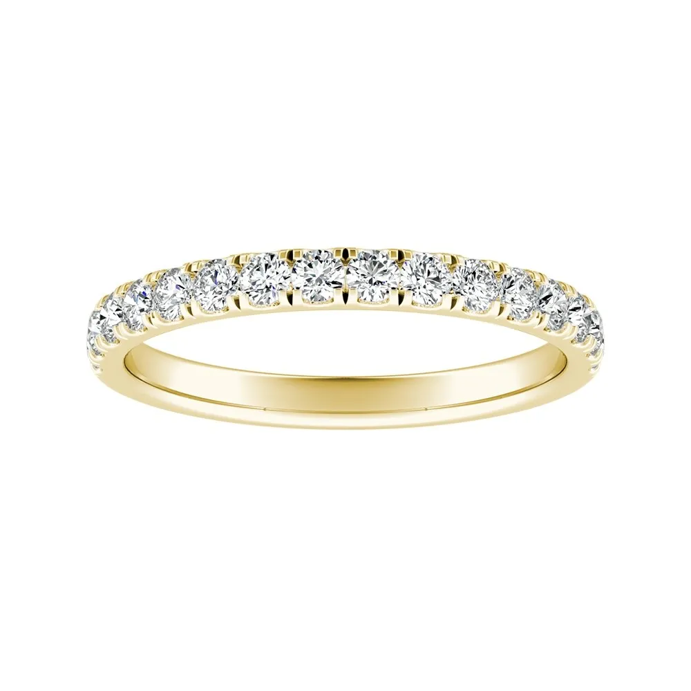 Auriya 3/8ctw Classic Round Diamond Wedding Band 14k Gold sold by Zulily product image thumbnail 2