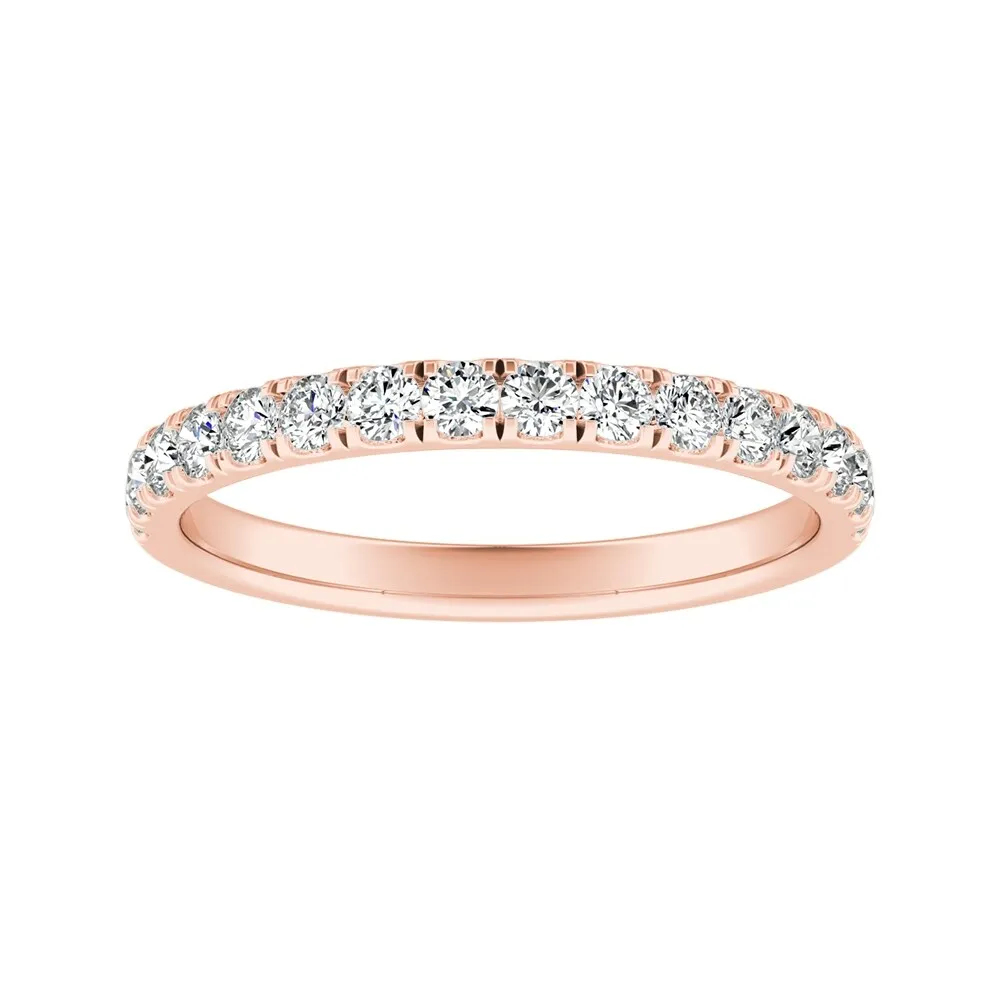Auriya 3/8ctw Classic Round Diamond Wedding Band 14k Gold sold by Zulily product image thumbnail 3