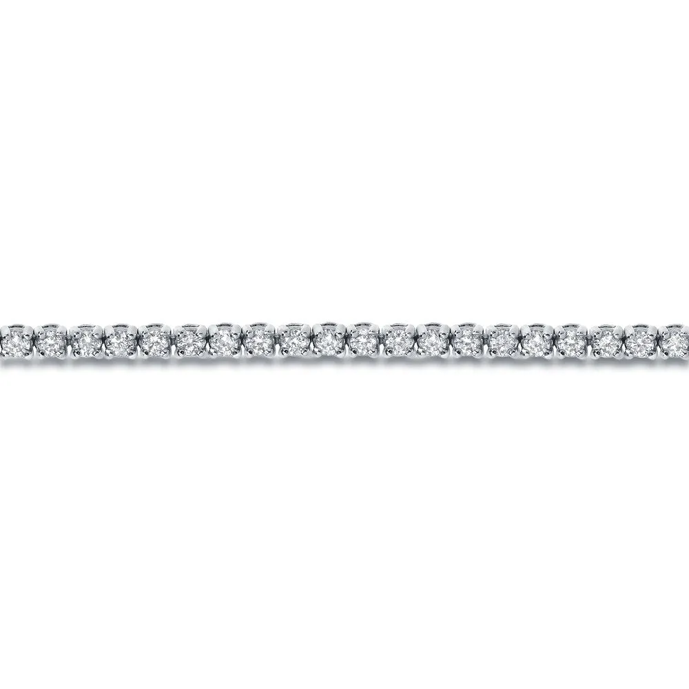 Auriya 14k White Gold 1 1/10ct TDW Round Diamond Bracelet Tennis Bracelet (H-I, I1-I2) sold by Zulily product image thumbnail 2