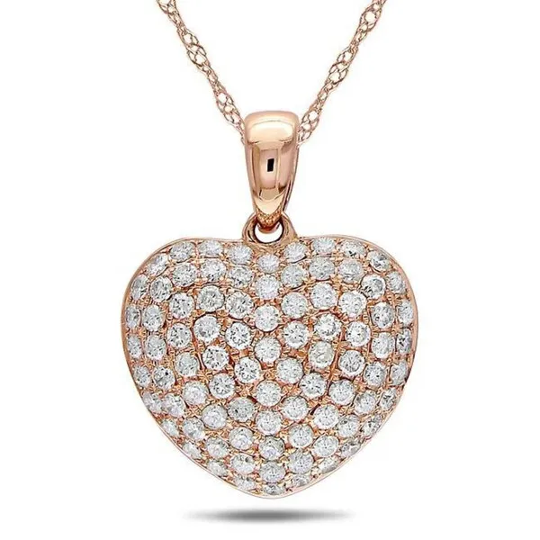 Miadora 14k Gold 1/2ct TDW Diamond Heart Necklace sold by Zulily