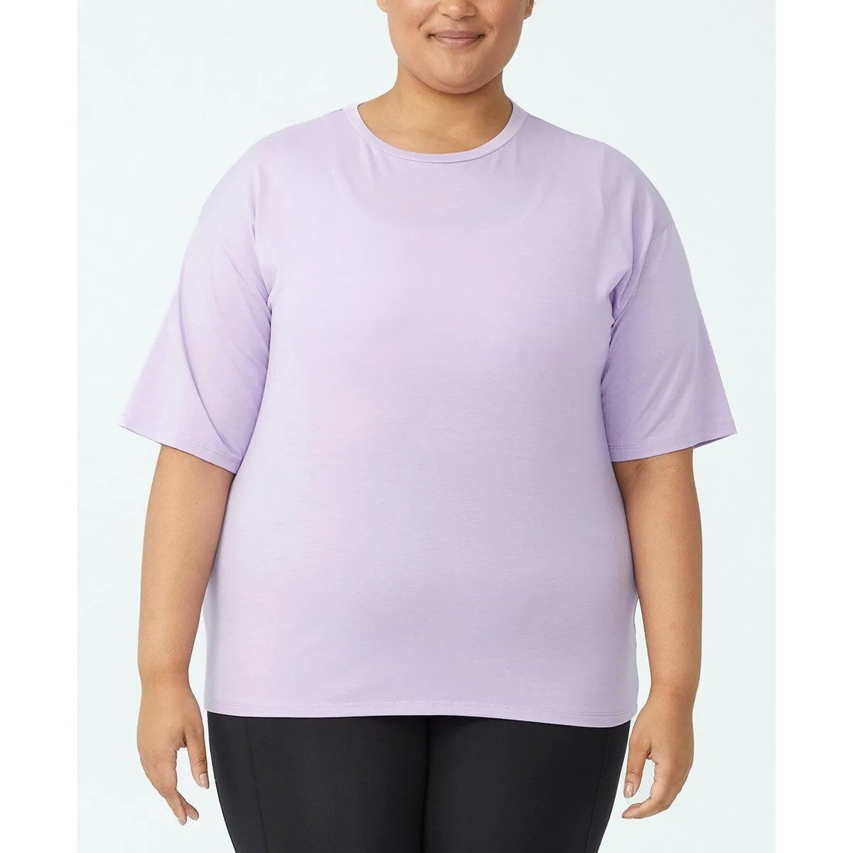 COTTON ON Women's Active Boyfriend T-Shirt Purple Size 14W sold by Zulily