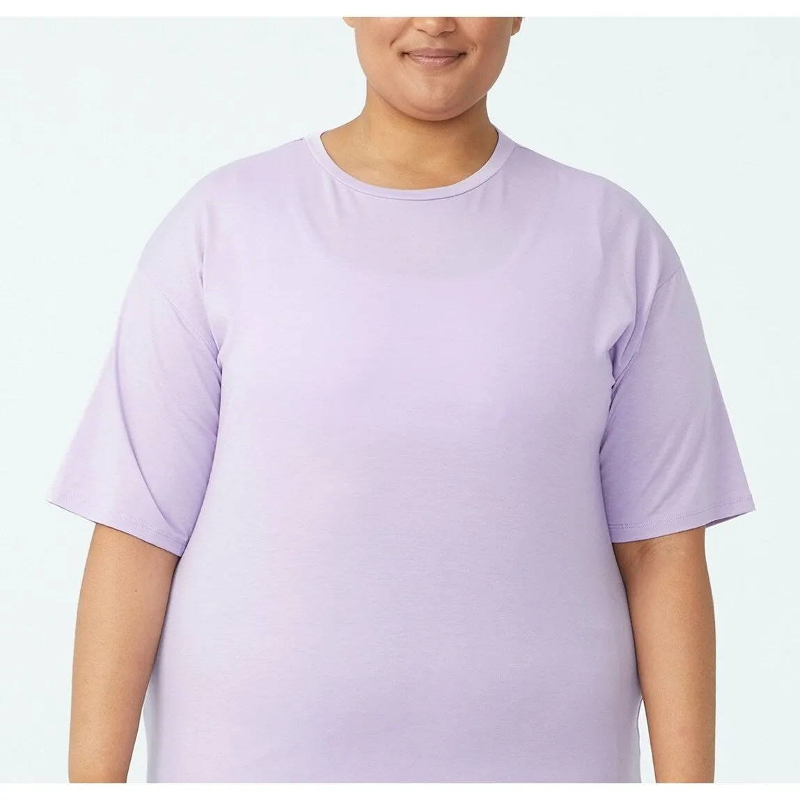 COTTON ON Women's Active Boyfriend T-Shirt Purple Size 14W sold by Zulily product image thumbnail 2
