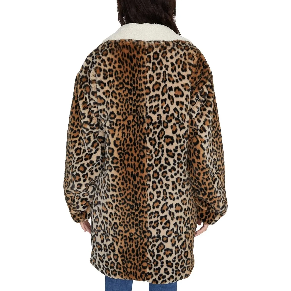 Sanctuary Women's Sierra Print Faux Coat With Fleece Lining Brown Size Large sold by Zulily product image thumbnail 2