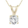 AGS Certified 3/4 Carat Round Diamond Solitaire Pendant in 14K Yellow Gold (I-J Color, I2-I3 Clarity) sold by Zulily