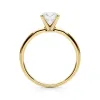 Auriya 18k Gold 1/2ctw Round Solitaire Lab Grown Diamond Engagement Ring 4-Prong Basket sold by Zulily