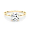 Auriya 18k Gold 1/2ctw Round Solitaire Lab Grown Diamond Engagement Ring 4-Prong Basket sold by Zulily