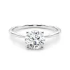 Auriya 18k Gold 1/2ctw Round Solitaire Lab Grown Diamond Engagement Ring 4-Prong Basket sold by Zulily