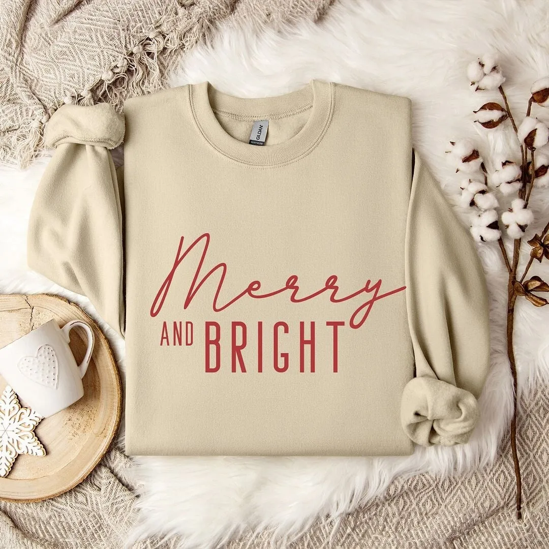 Merry and Bright Graphic Sweatshirt sold by Zulily