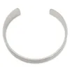 Curata 925 Sterling Silver 30mm Solid Concave Hammered Adjustable Cuff Bangle Bracelet sold by Zulily