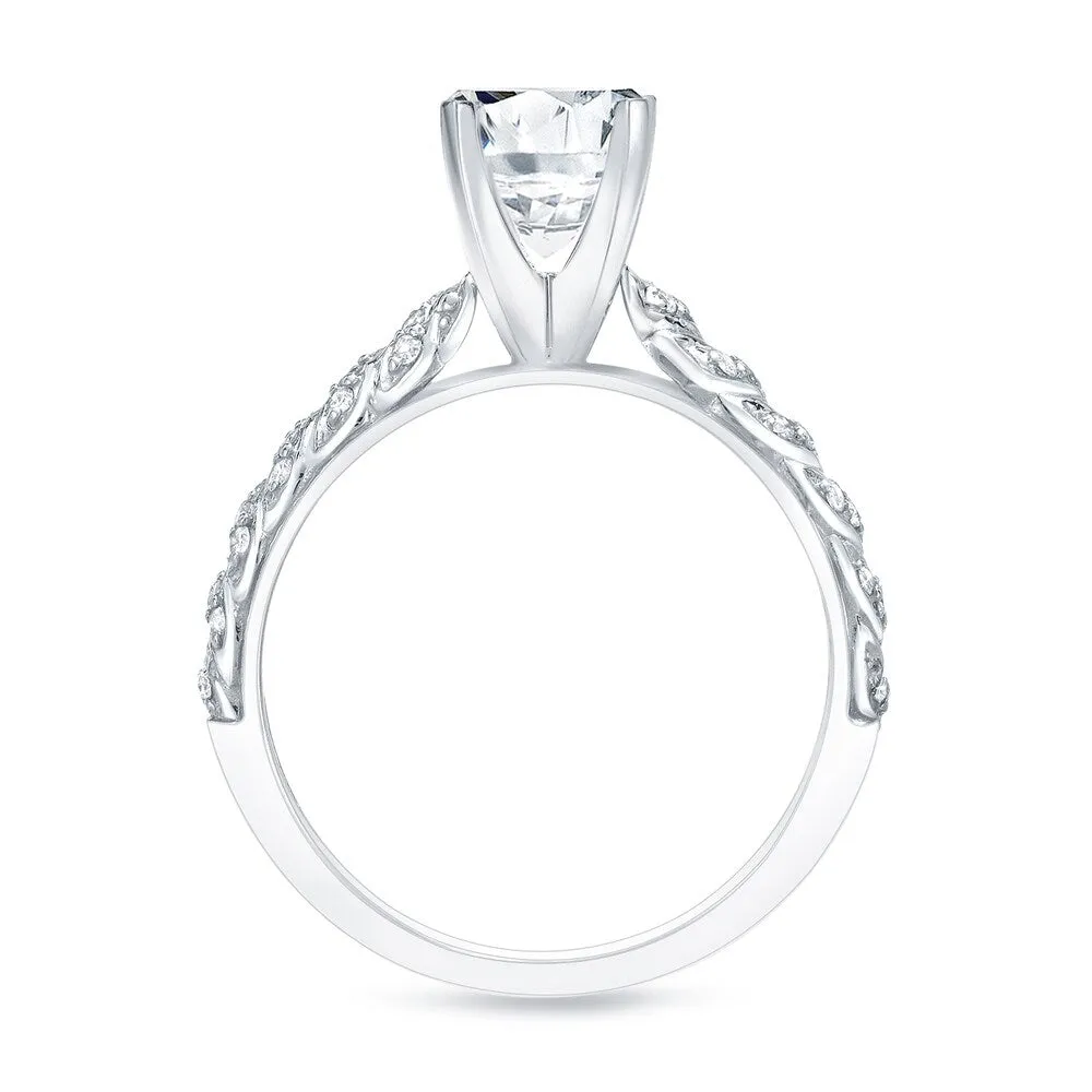 Auriya 14k Gold Unique Round Diamond Engagement Ring Set 1 1/4ctw sold by Zulily product image thumbnail 4