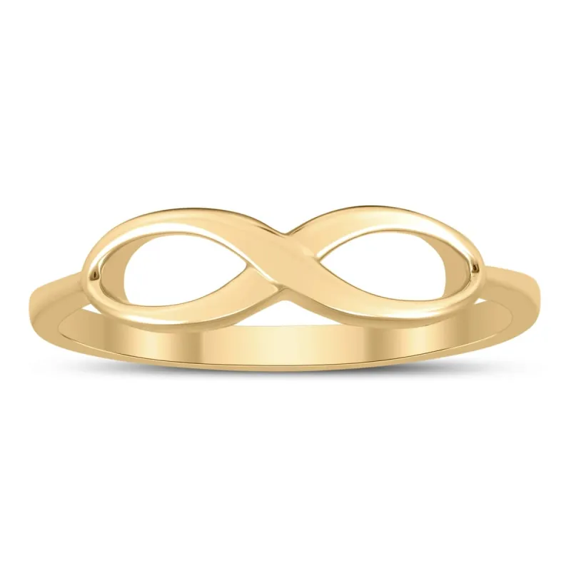 Infinity Ring in 14K Yellow Gold sold by Zulily