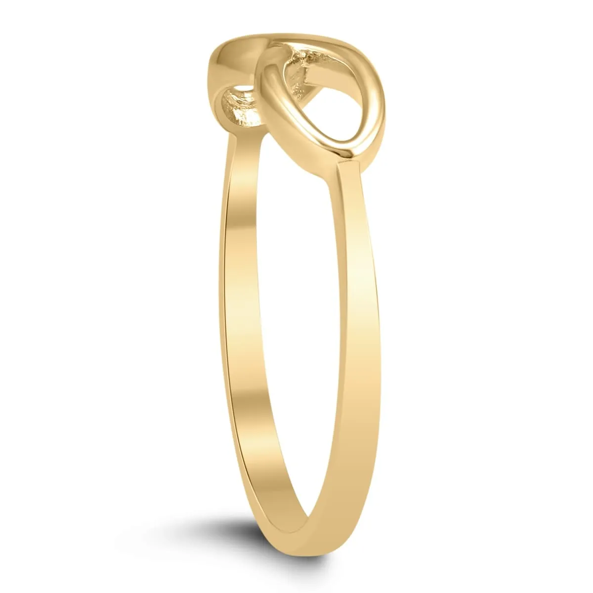 Infinity Ring in 14K Yellow Gold sold by Zulily product image thumbnail 2