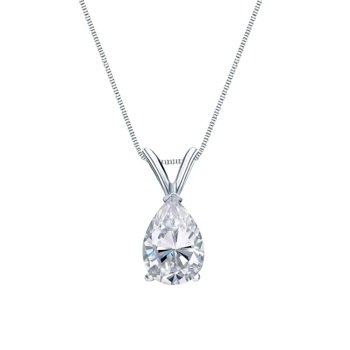 Auriya 1/2ctw Pear-cut Diamond Solitaire Necklace 14k Gold (G-H, VS1-VS2) sold by Zulily product image thumbnail 3
