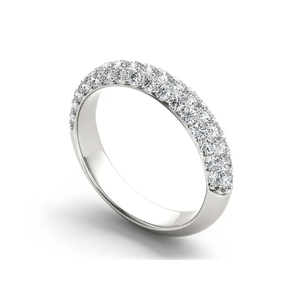 De Couer 14k White Gold 1 1/4ct TDW Diamond Wedding Band - White H-I sold by Zulily product image thumbnail 2