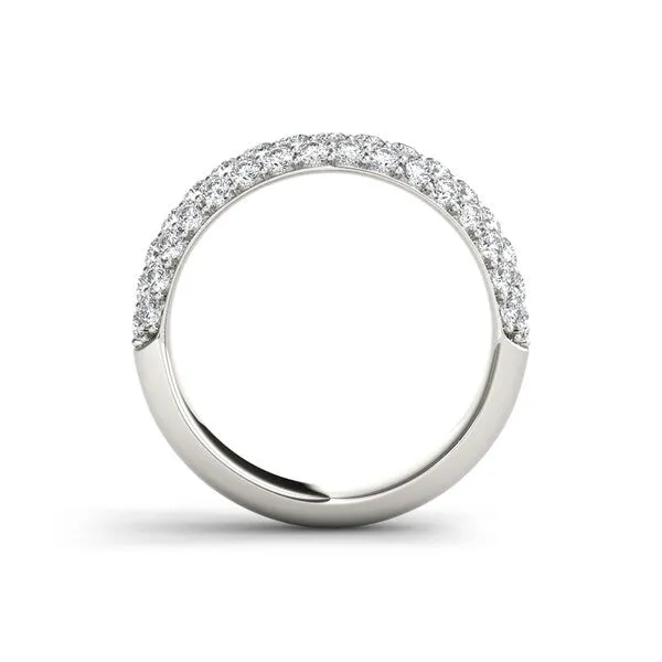 De Couer 14k White Gold 1 1/4ct TDW Diamond Wedding Band - White H-I sold by Zulily product image thumbnail 3