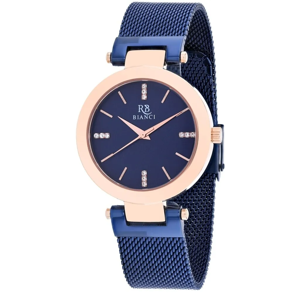 Roberto Bianci Women's Cristallo Blue Dial Watch - RB0406 sold by Zulily