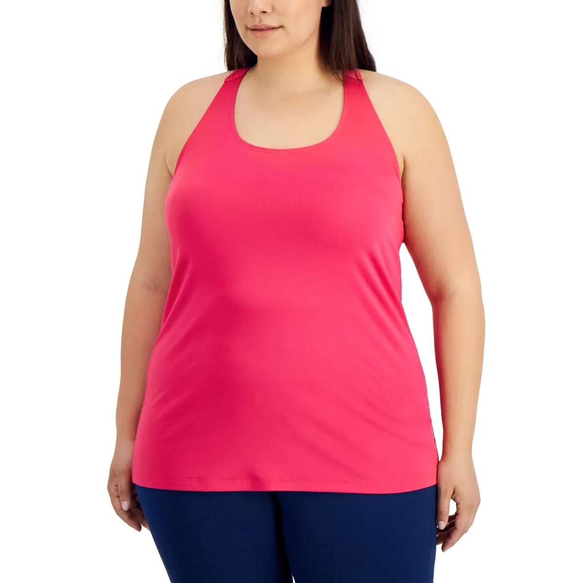 ID Ideology Women's Rainbow T Back Tank Top Pink sold by Zulily