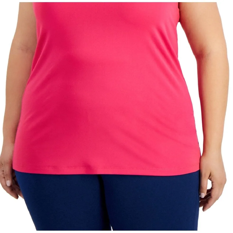 ID Ideology Women's Rainbow T Back Tank Top Pink sold by Zulily product image thumbnail 5