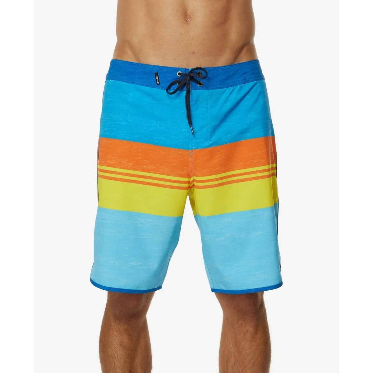 O'Neill Men's Four Square Stripe Board Shorts Blue Size 36 sold by Zulily