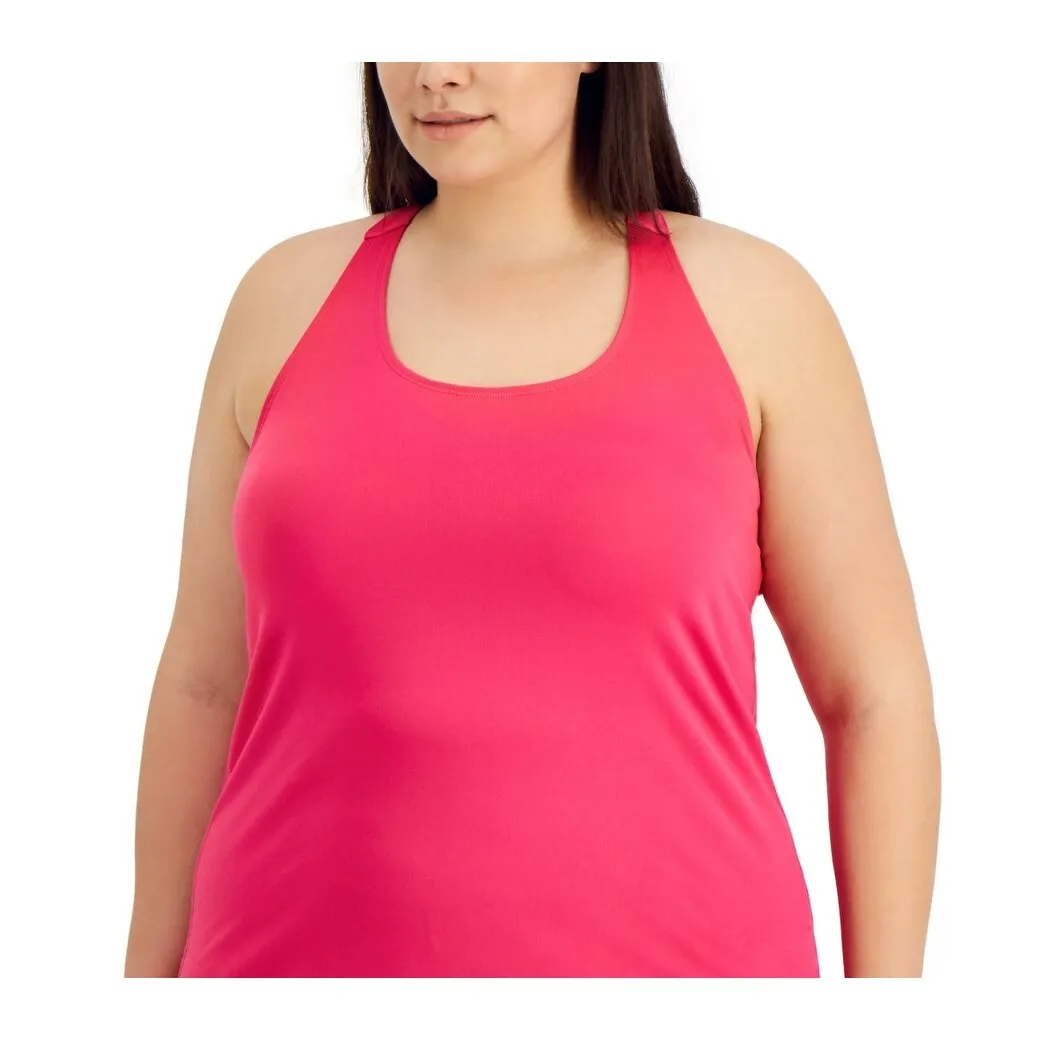 ID Ideology Women's Rainbow T Back Tank Top Pink sold by Zulily product image thumbnail 2