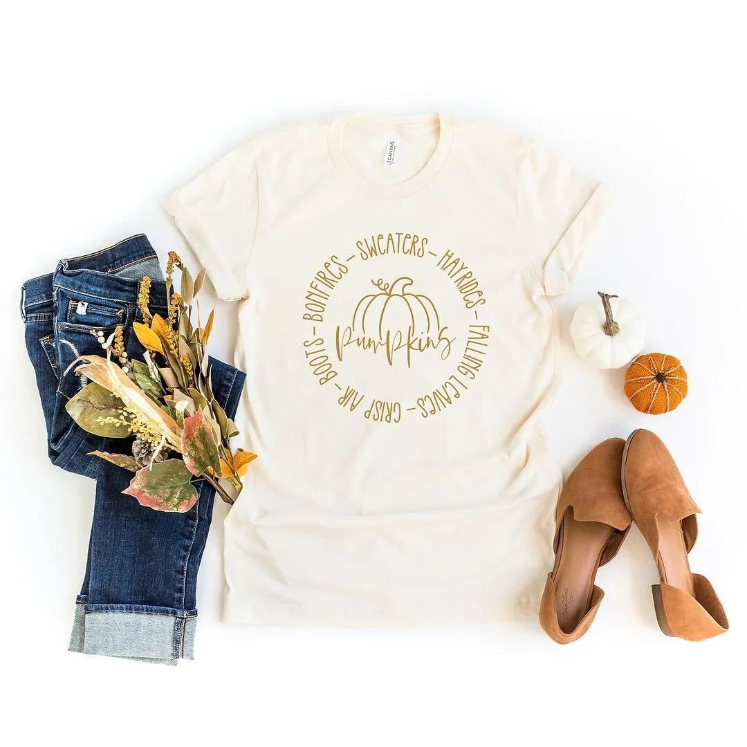 Fall Bucket List Short Sleeve Tee sold by Zulily