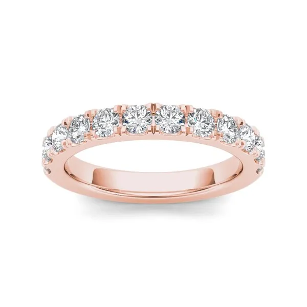 De Couer 14k Rose Gold 7/8ct TDW Diamond Women's Wedding Band - Pink sold by Zulily