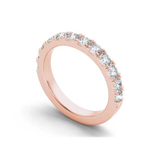 De Couer 14k Rose Gold 7/8ct TDW Diamond Women's Wedding Band - Pink sold by Zulily product image thumbnail 2