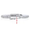 Annello by Kobelli 14k Gold 1/6 ct TDW Women's Contoured Diamond Wedding Band (G-H, I1-I2 sold by Zulily