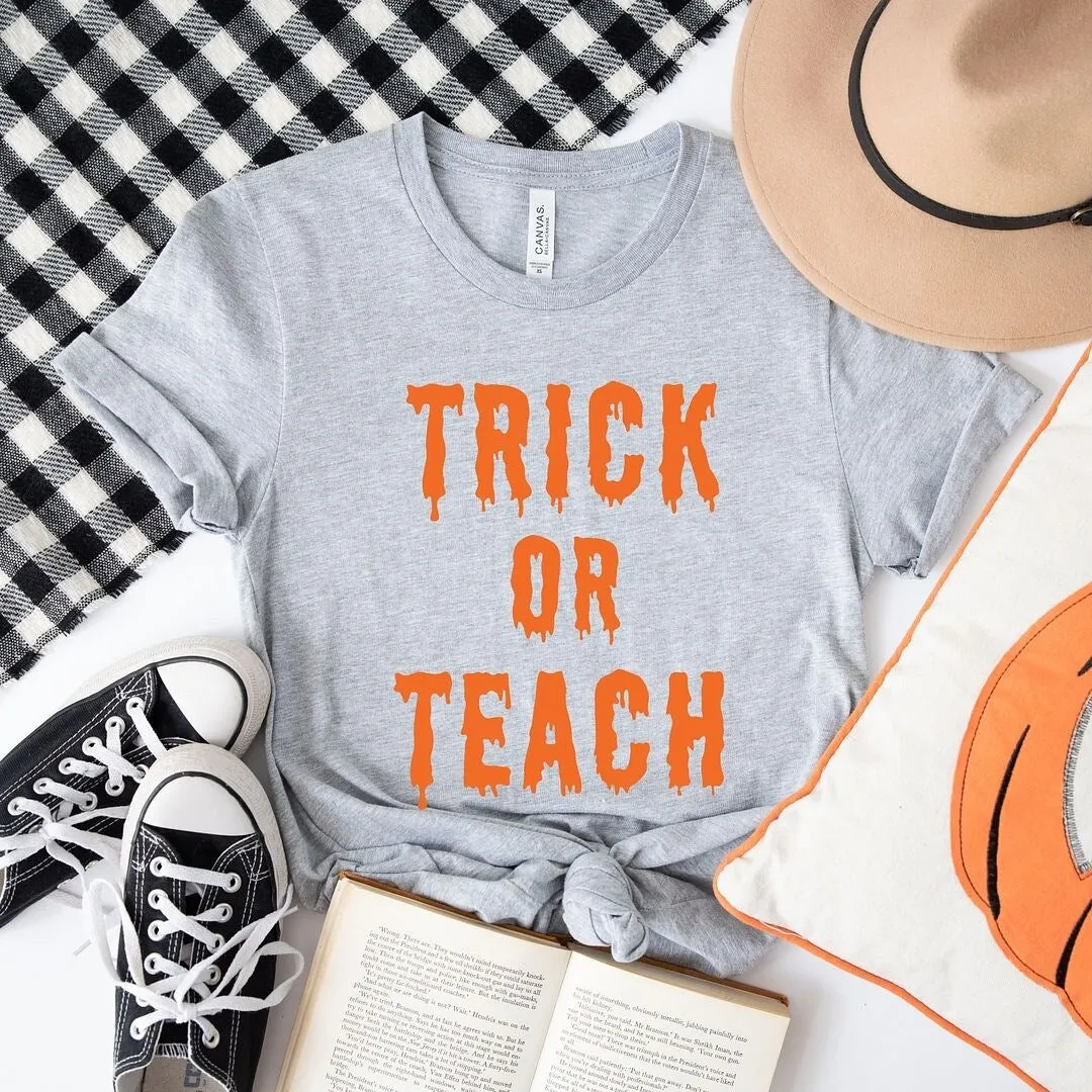 Trick or Treat Short Sleeve Tee sold by Zulily