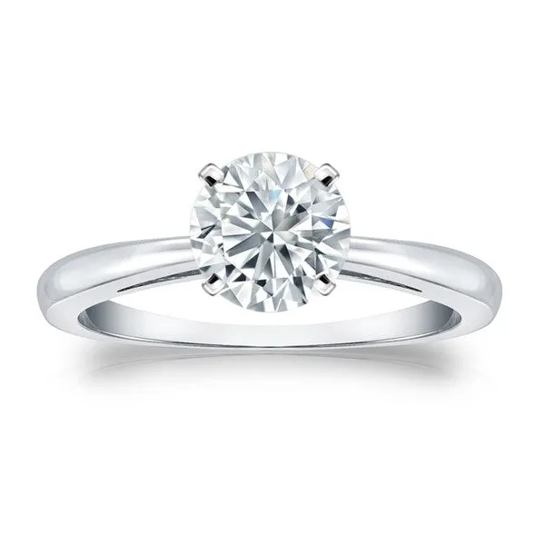 Auriya 2ctw Round Solitaire Diamond Engagement Ring 18k Gold GIA Certified sold by Zulily