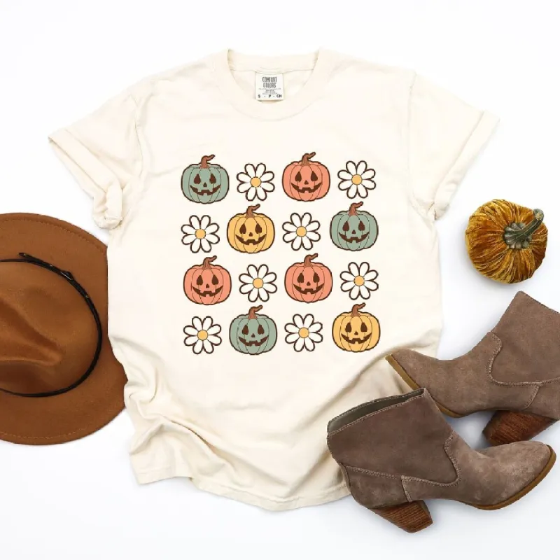 Pumpkin Daisies Garment Dyed Tee sold by Zulily