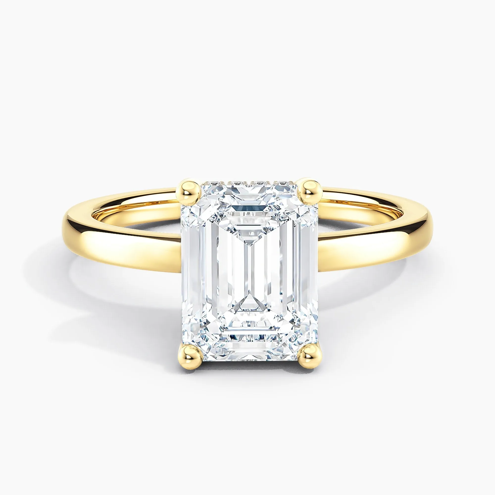 Auriya 14k Gold 2.25ctw Emerald Hidden-Halo Lab Grown Diamond Engagement Ring sold by Zulily product image thumbnail 2