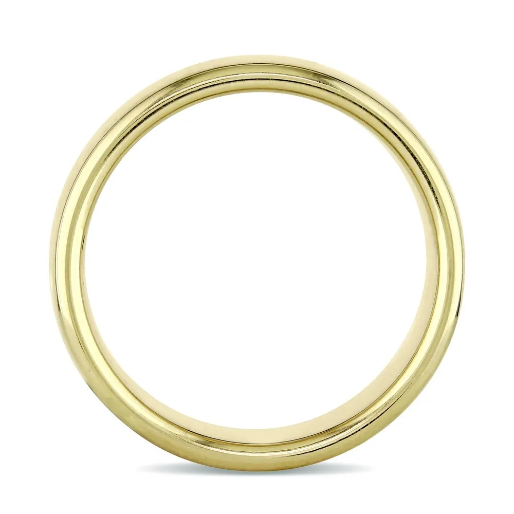 Miadora 14k Yellow Gold Men's Wedding Band sold by Zulily product image thumbnail 5
