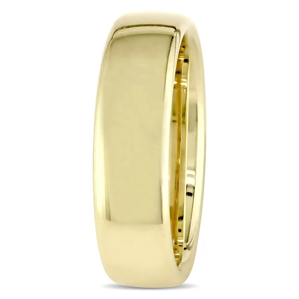 Miadora 14k Yellow Gold Men's Wedding Band sold by Zulily product image thumbnail 2