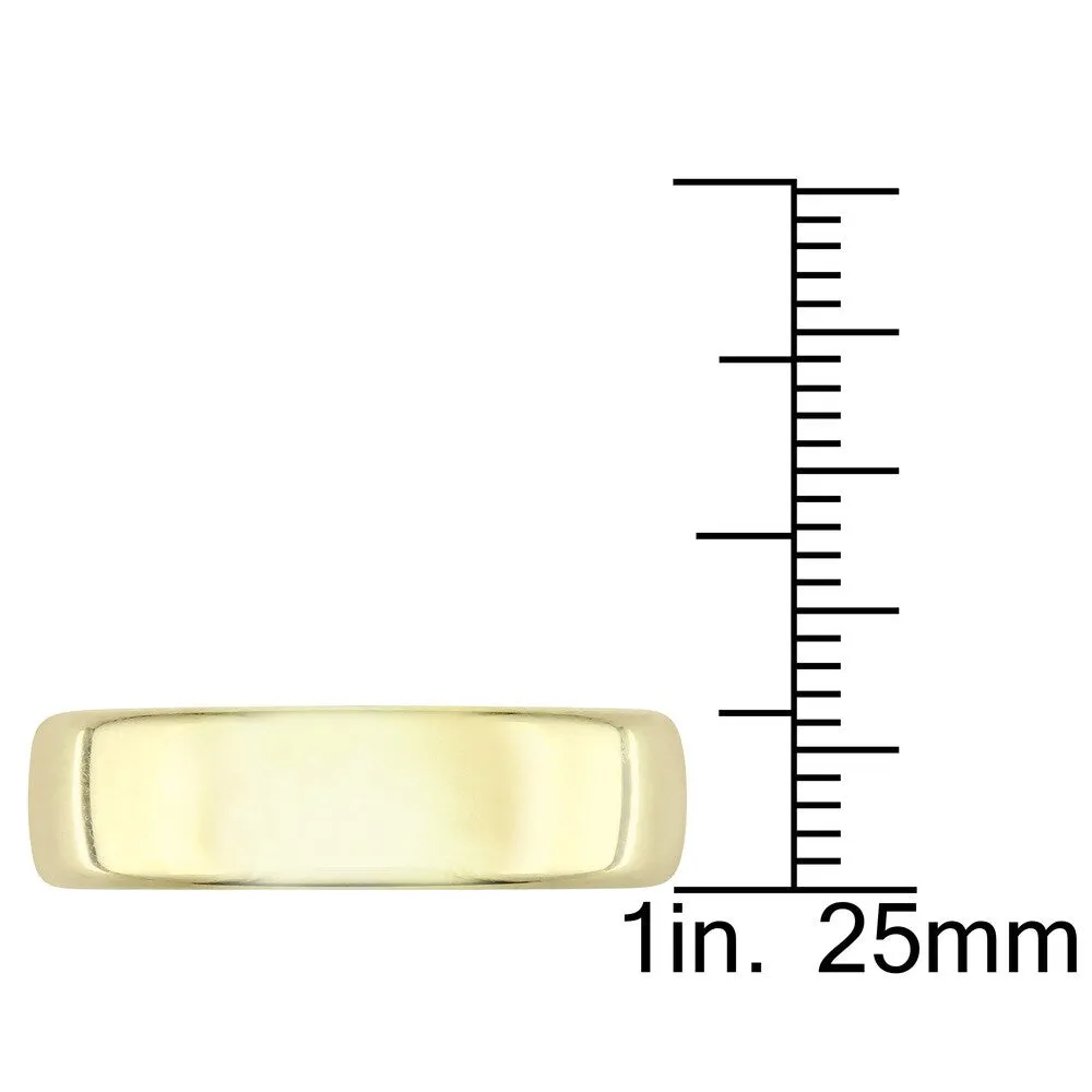 Miadora 14k Yellow Gold Men's Wedding Band sold by Zulily product image thumbnail 3