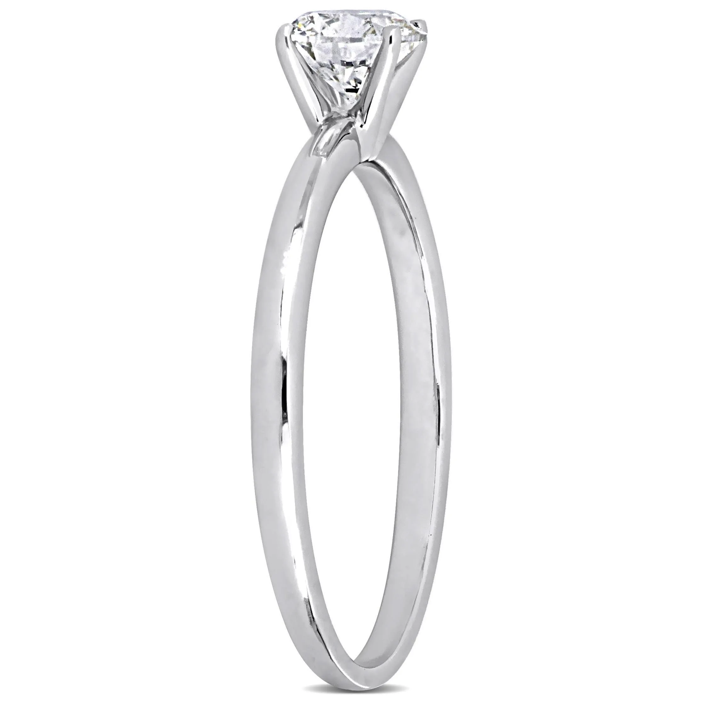 Created Forever 1/2ct TDW Lab-Grown Diamond Solitaire Ring 14k White Gold sold by Zulily product image thumbnail 3