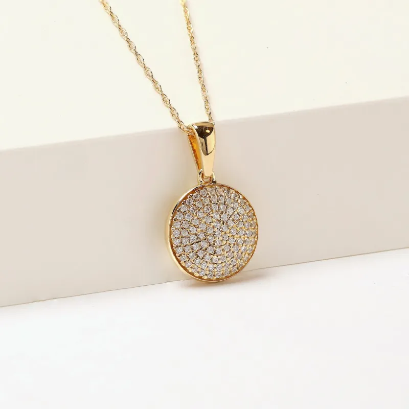 1/4ct TDW Diamond Cluster Pendant Necklace in Silver Rhodium by De Couer sold by Zulily