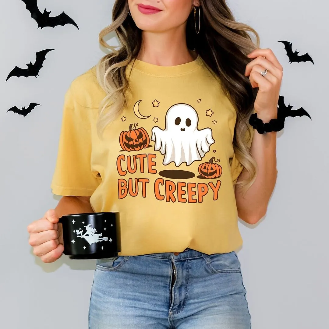 Cute But Creepy Garment Dyed Tee sold by Zulily product image thumbnail 2