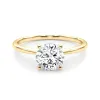 Auriya 18k Gold 1/3ctw Round Solitaire Lab Grown Diamond Engagement Ring 4-Prong Basket sold by Zulily