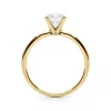 Auriya 18k Gold 1/3ctw Round Solitaire Lab Grown Diamond Engagement Ring 4-Prong Basket sold by Zulily