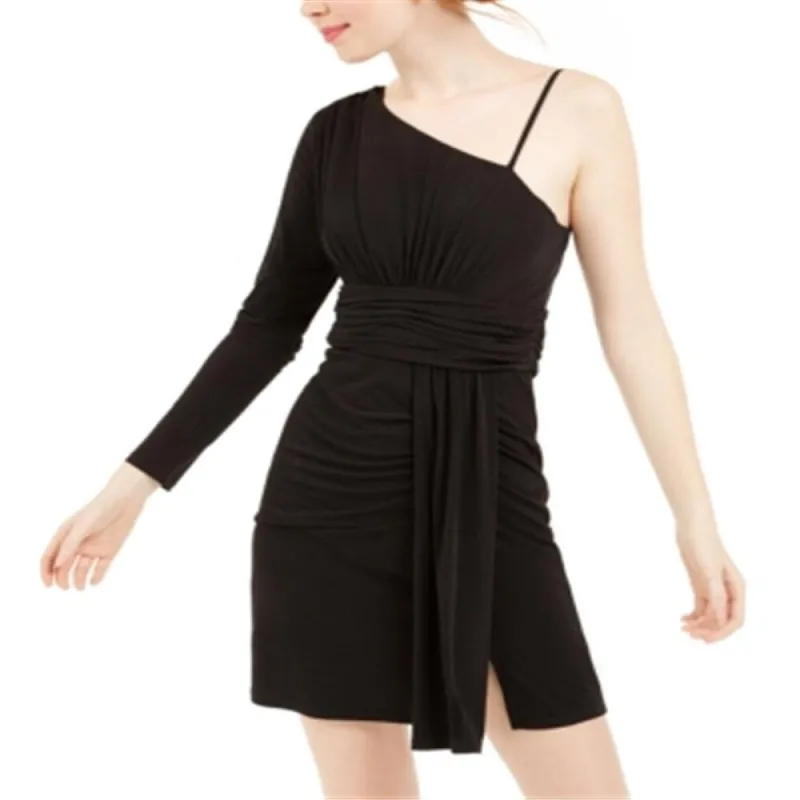 Teeze Me Women's Fitted Mini Bodycon Dress Black Size 9 sold by Zulily