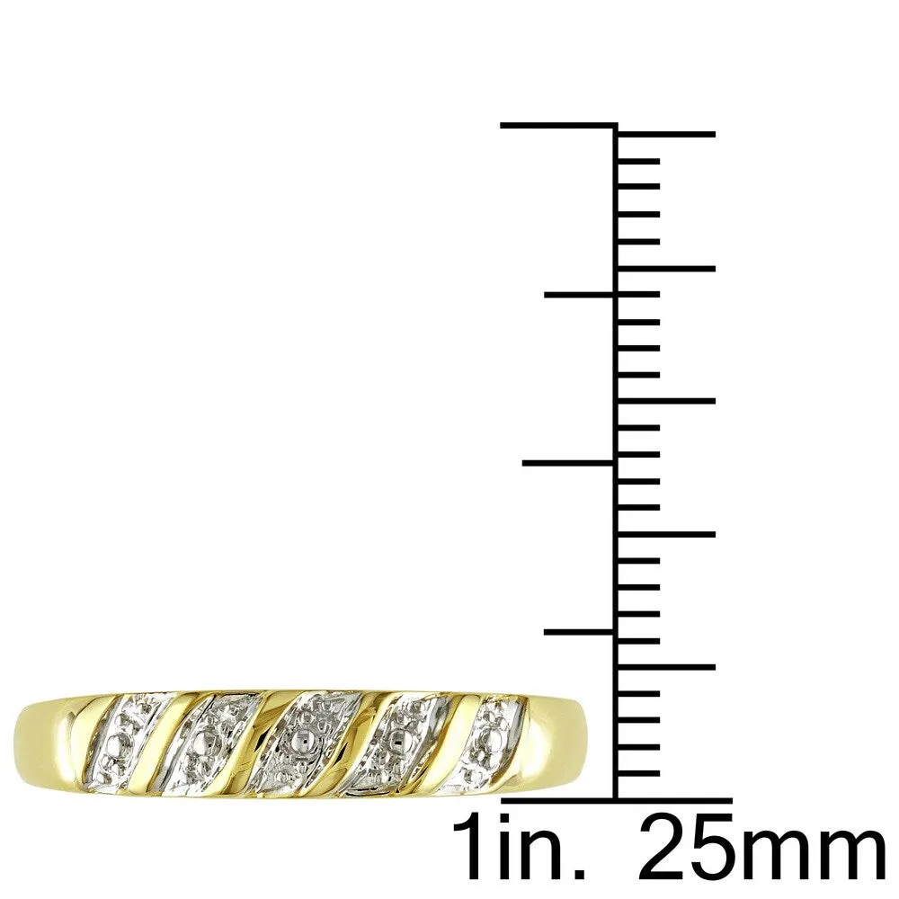 Miadora 10k Yellow Gold Men's Wedding Band Ring sold by Zulily product image thumbnail 3